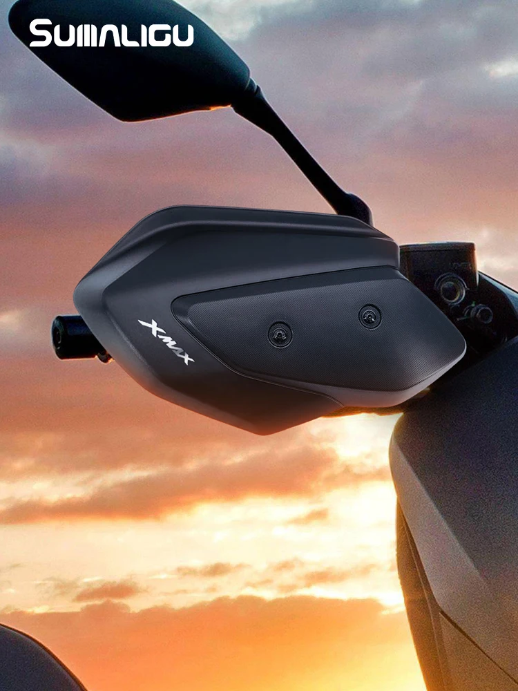 Dla Yamaha XMAX300 XMAX 300 2023-akcesoria motocyklowe jelca tarcza osłona dłoni Protector przednia szyba Knuckle Visor — 2