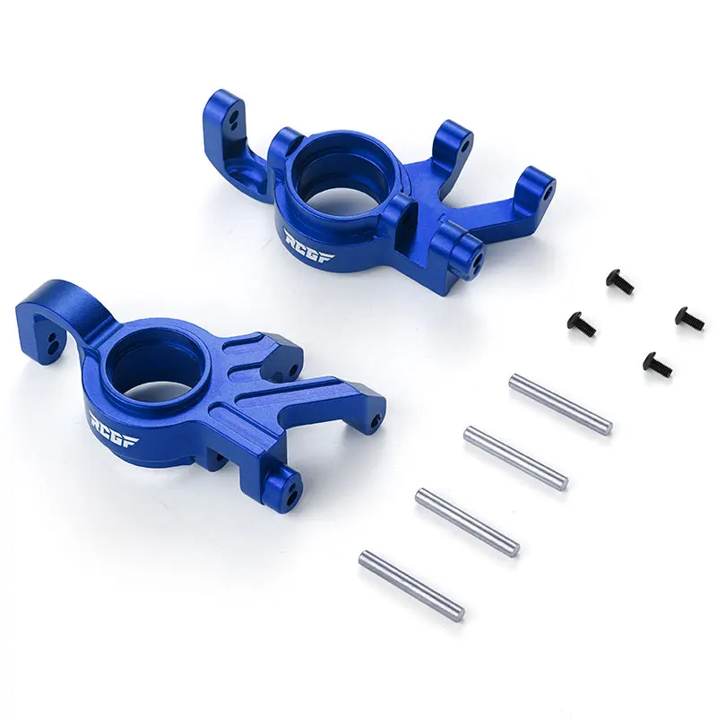 RCGOFOLLOW 1/5 Aluminum Front Rear Swing Arm Block C Steering Cup Upgrade Kits for Traxxas X-MAXX Metal Accessories Blue