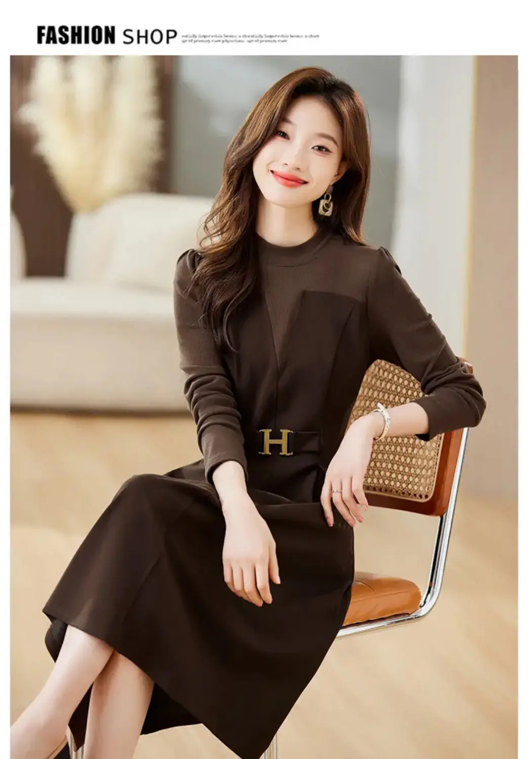 Dress for Women New High-end Style Elegant Temperament Socialite Age Reduction Waist Reduction Slimming Dress