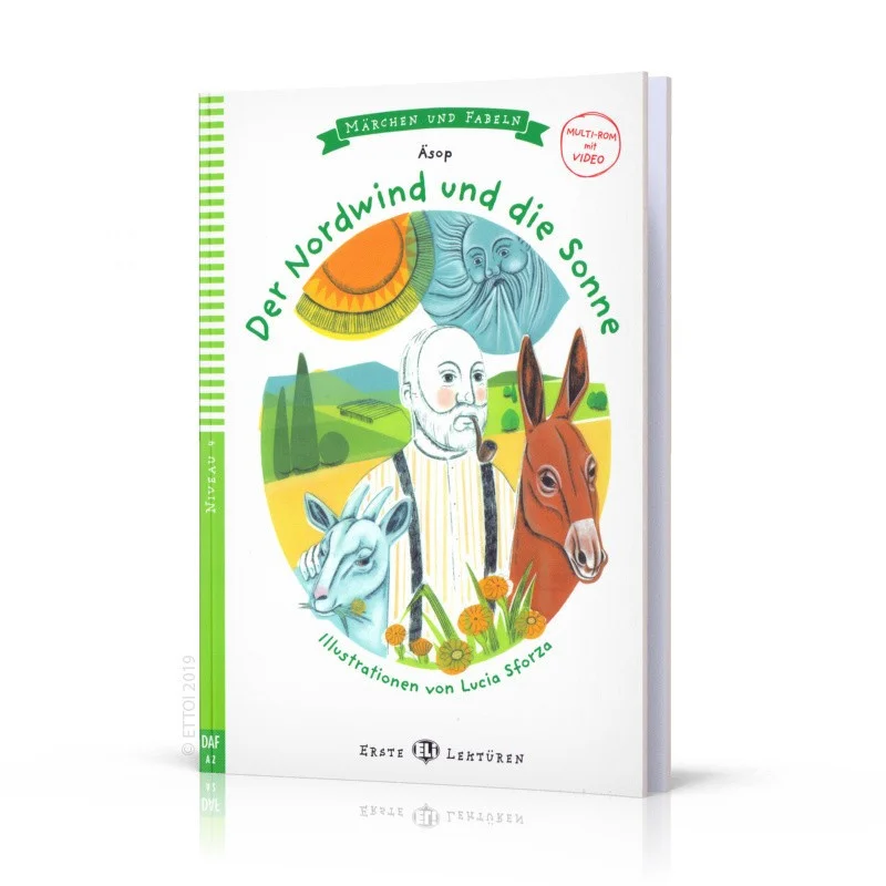 

ELI Young Readers German A1 Der Nordwind Und Die Sonne ELI Publishing Group ELI Publishing Group 9788853623034 Book
