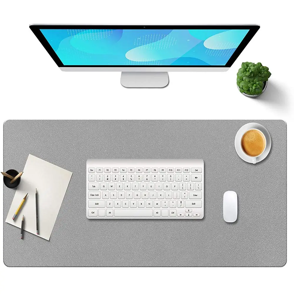 

Home Office Gaming Extra Large Keyboard Mice Mat Waterproof PU Leather Mouse Pad Desk Protective Mat