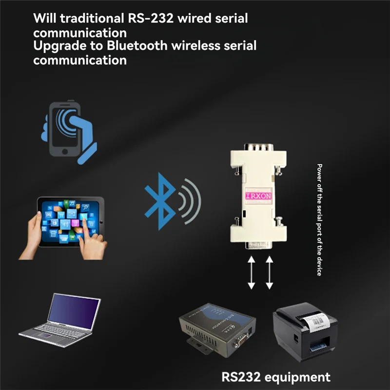 

BT570 Последовательный порт RS-232 с автономным питанием, 30 м, Bluetooth-адаптер, двухрежимный SPP + BLE