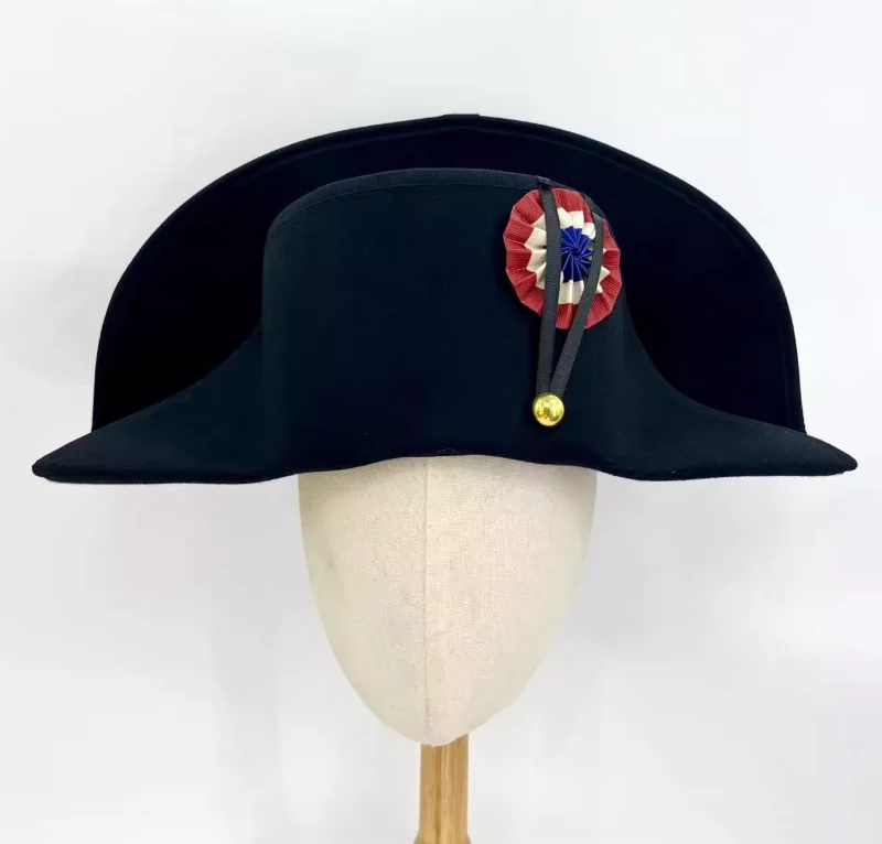 

Reproduction of Napoleon's Classic French Double Cornered Hat