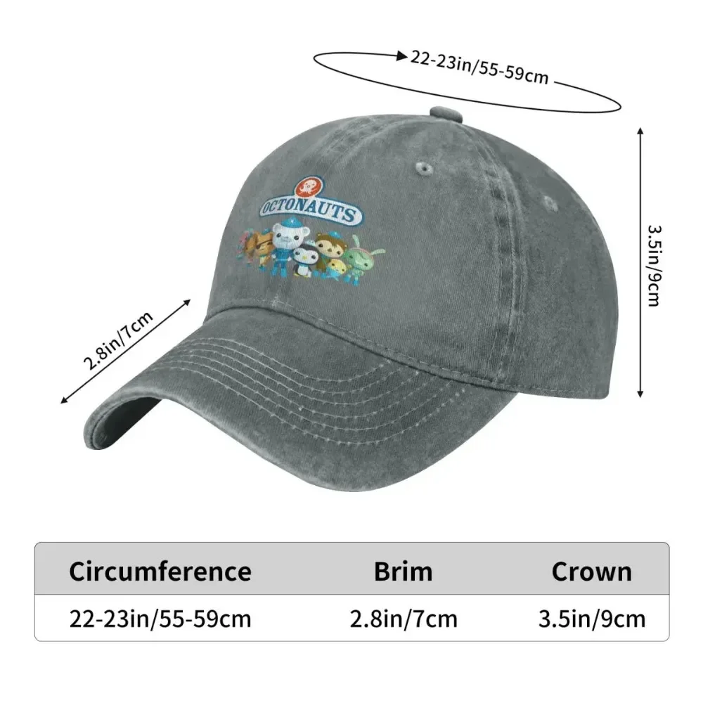 Boy Kwazii Octonauts Characters Fashion Baseball Cap Peaked Cap Men's Hat Women's Cap Women's Visor