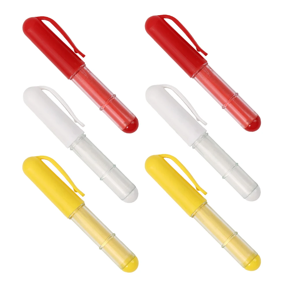 

6pcs Tailor Chalk Marker Fabric Drawing Tool Replaceable Chalks Caps Sewing Clothing DIY Projects Garment Positioning Cutting