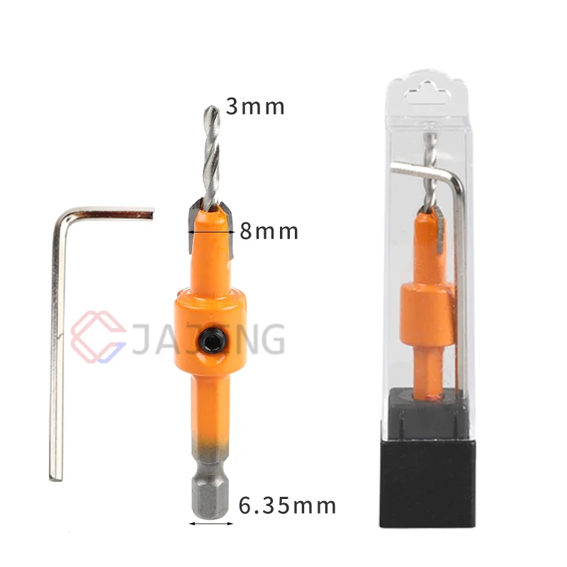 Counter Sink Drill Bit 3x8mm with 1/4\