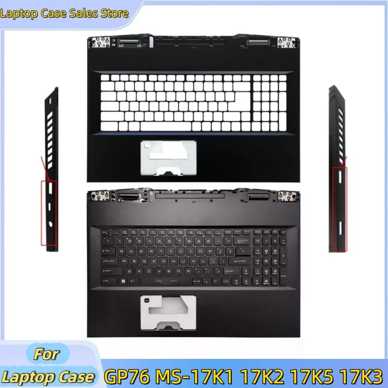 

New Laptop For Alpha 17 C7V MS-17KK Upper Case C shell RGB backlit keyboard Palmrest Cover