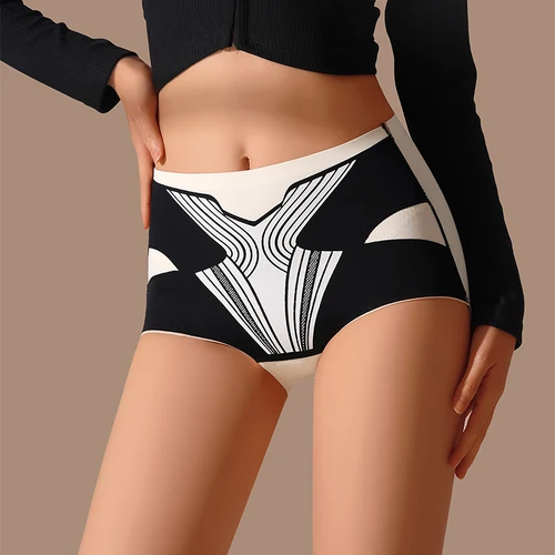 Imagen 2 del producto Ropa interior para mujer, bragas push-up con ajuste del vientre, faja posparto, entrenador de cintura, ropa moldeadora de Control de barriga Sexy