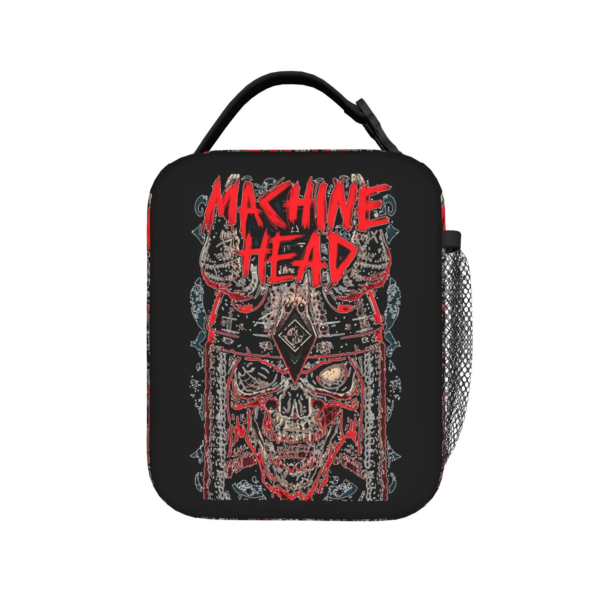 Machine Head Classic Lunch Bag  Outdoor Picnic Lunch Box For Women Aesthetic Designer Tote Food Bags Oxford Insulated Cooler Bag