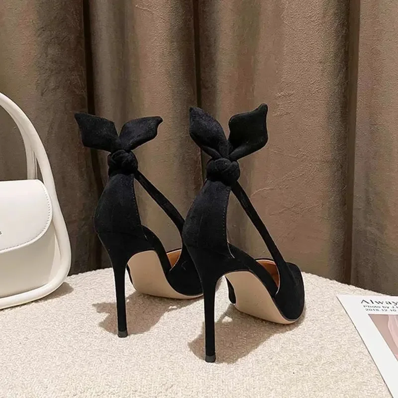 Nieuwe Vrouwen Pompen Suède Hoge Hakken Schoenen 2024 Mode Kantoor Schoenen Stiletto Party Feest Schoenen Vrouwelijke Comfort Vrouwen Hakken Vrouwen