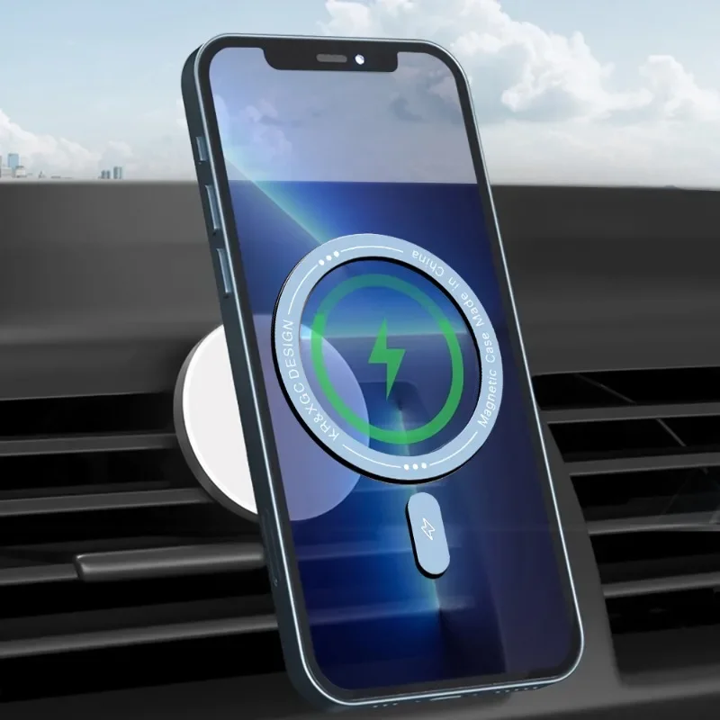 For Magsafe Magnetic Plate Ring for Apple IPhone 16 15 14 13 Plus 16 Pro Max Metal Sticker Wireless Charger Metal Plate Sheet