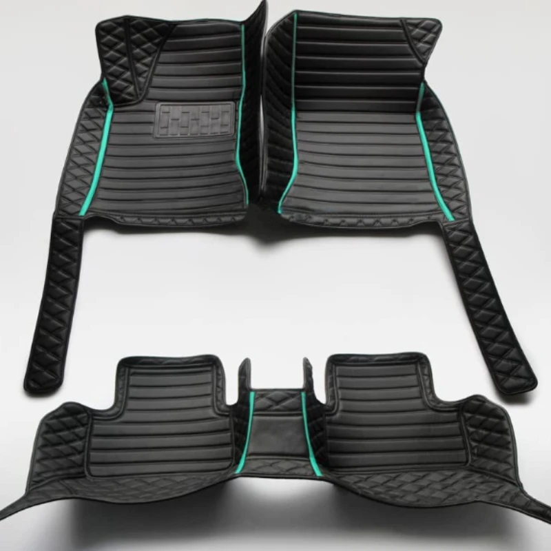 

Custom Car Floor Mats For Renault Kadjar Captur Clio Scenic Megane 2000-2025 Auto Accessories Foot leather Carpet Interior