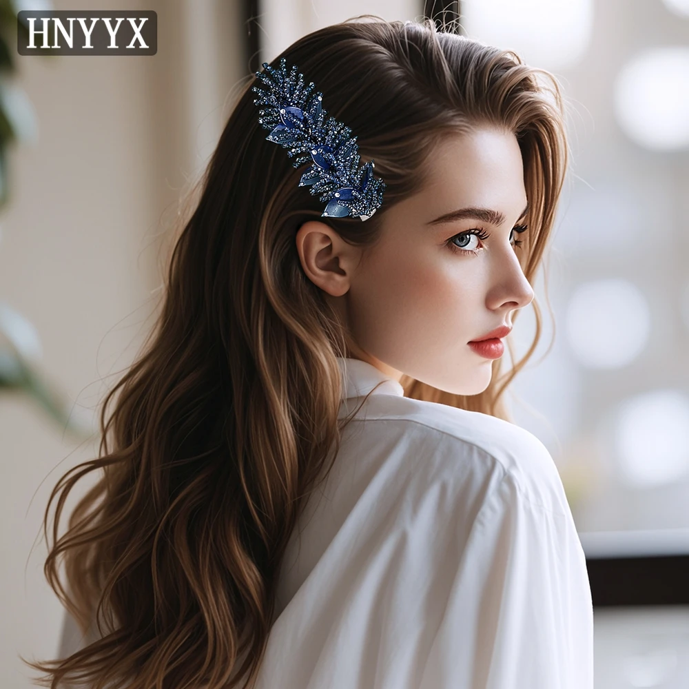 youlapan-ブライダルウェディングヘアクリップ手作りビーズ織りファッショナブルな女性宴会ダンスパーティー日常ヘアアクセサリー-yxa303