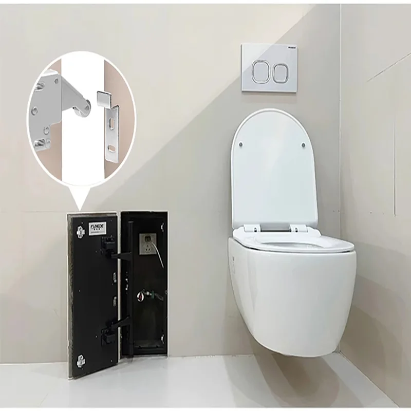 Heavy Door Access Port Pull-Free Hand Press Bead Switch Self-Bouncing Magnetic Touch Elephant Trunk Rebound Buckle