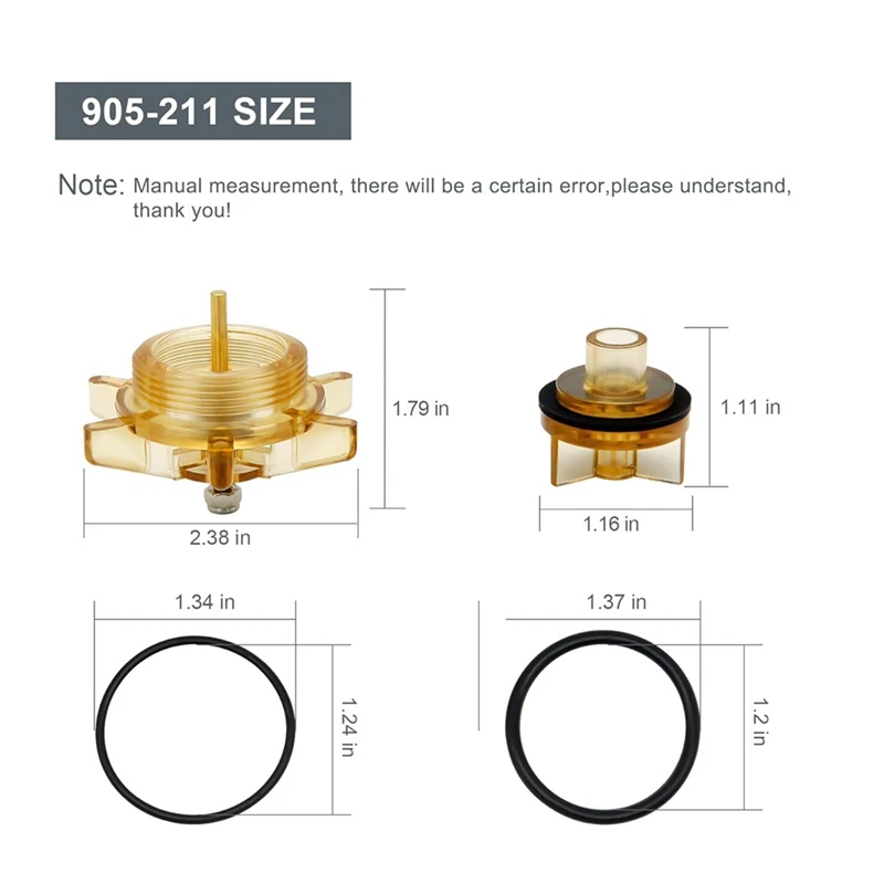 Hot-A015-Bonnet Kit di riparazione e poppet per Febco 765-1 PVB e per dispositivo di prevenzione del riflusso Febco FVB