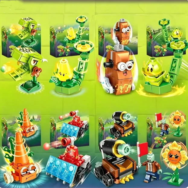 Конструктор Plants vs. Zombies – обзор и цена Model Kit Vs Lego