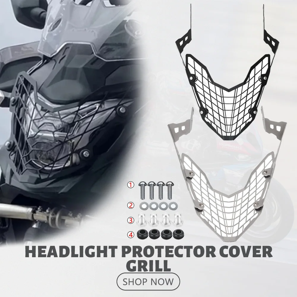 

For Honda CB400X CB500X CB 400X 500X 2020 2021 2022 Headlight Protector Cover Grill Motorcycle Head Lamp Light Grille Guard