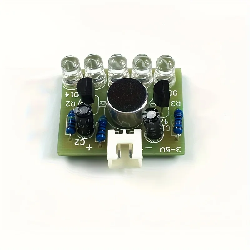 3V-5.5V Voice Activated Control Lamp LED Melody Light Module DIY Production Suite Learning PCB Laboratory Electronic Funny Kit