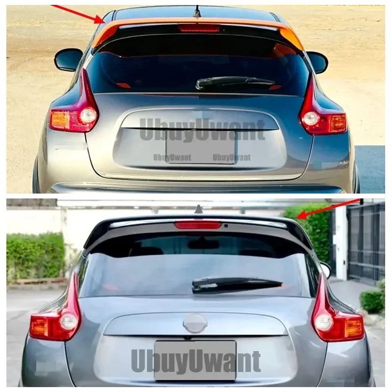 For Nissan JUKE Roof Spoiler 2008 2009 2010 2011-2015 JUKE Spoiler High Quality ABS Material Car Rear Wing Primer Color