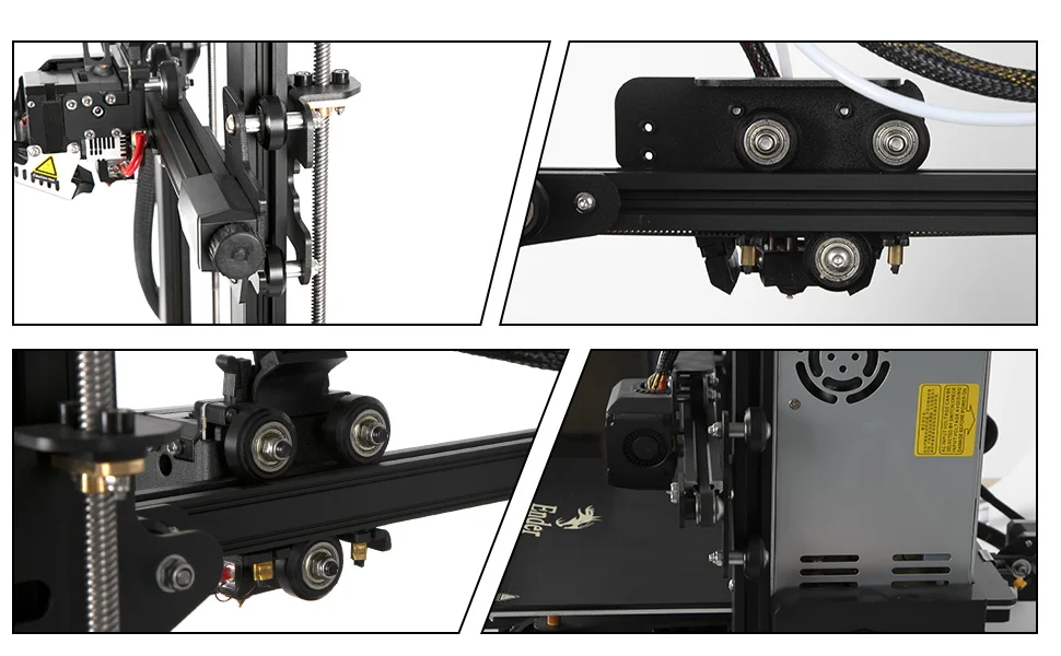 Creality Official Finecorsa Finecorsa 3PCS Stampante 3D Parte Compatibile con Ender 3 / Ender 3 Pro/Ender 3 V2 / Ender 5 Series/CR-10 Series Stampante 3D