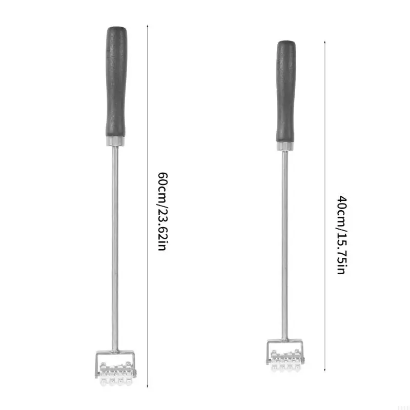 Long Handle Sound Deadening Roller Tool for Damping Sheet Installation, Metal Pressure Head for Door Trim and Narrow Areas H9EE