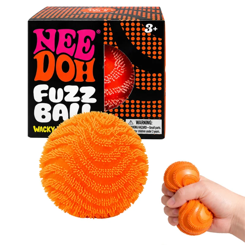 Nee Doh Fuzz Ball Blind Box Series: Brinquedo Antiestresse de Mesa para Alívio do Estresse, Ideal para Pessoas Sob Pressão, Bola Macia Divertida para Aliviar o Estresse