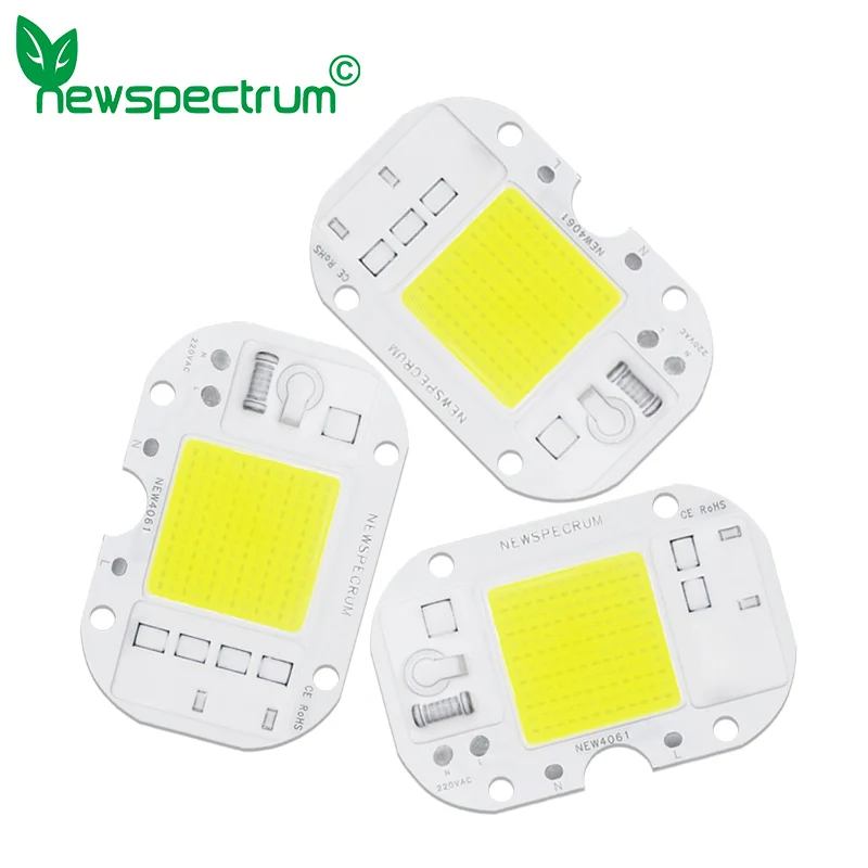 LED COB Chip 50W AC 220V Samrt IC No Need Driver UV395 LED Lamp Beads ​for Flood Light Curing Lampada DIY Lighting COB LED Chip