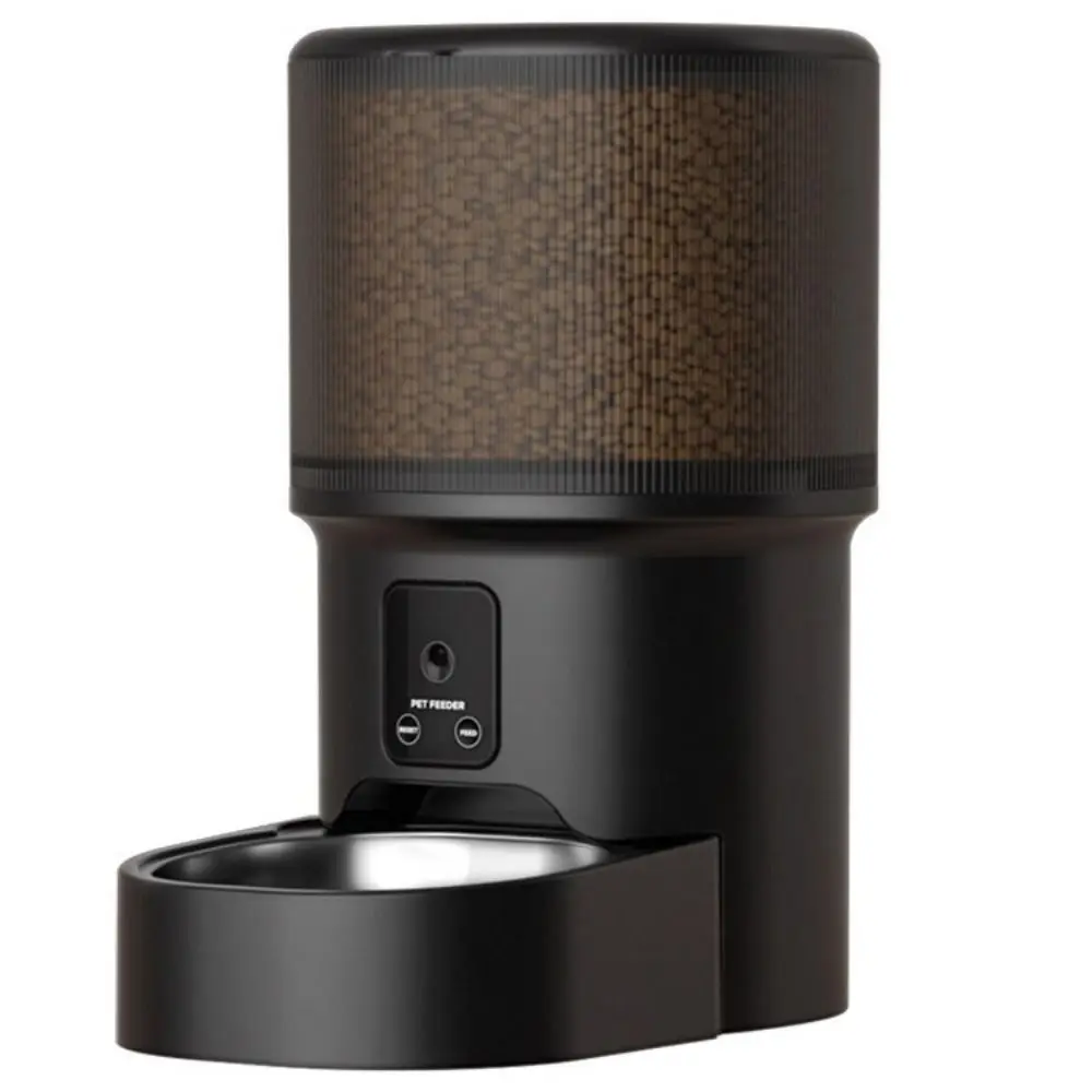 Large Capacity Automatic Pet Feeder Voice Control Timed Feeding Smart Pet Feeder Rechargeable with Bowl Pet Intelligent Feeder