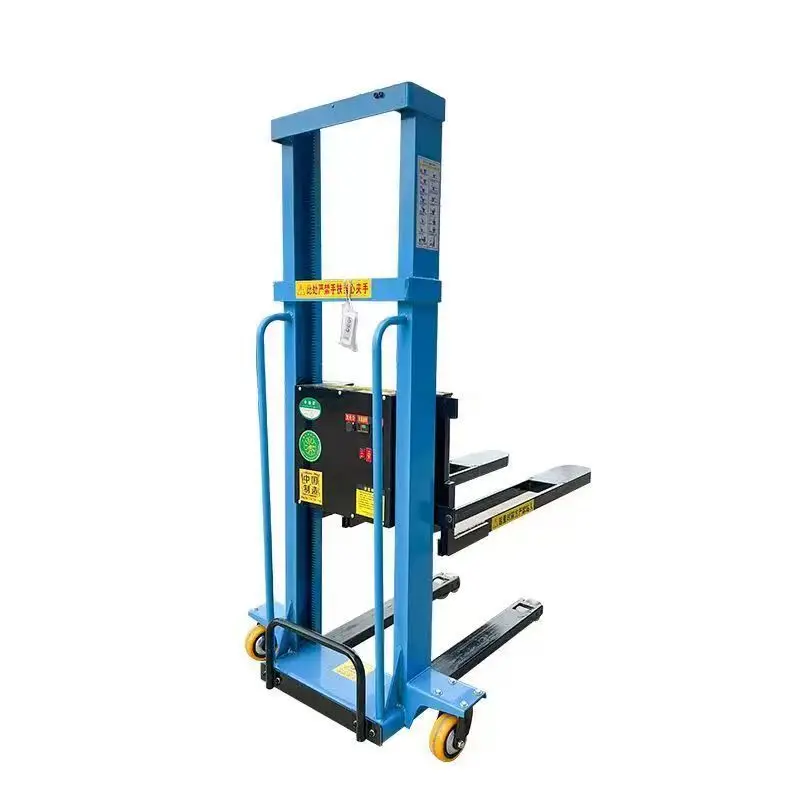 

Small Hydraulic Electric Forklift 500 Kg 1000kg Capacity Hand Remote Control and Portable Design for Small Spaces