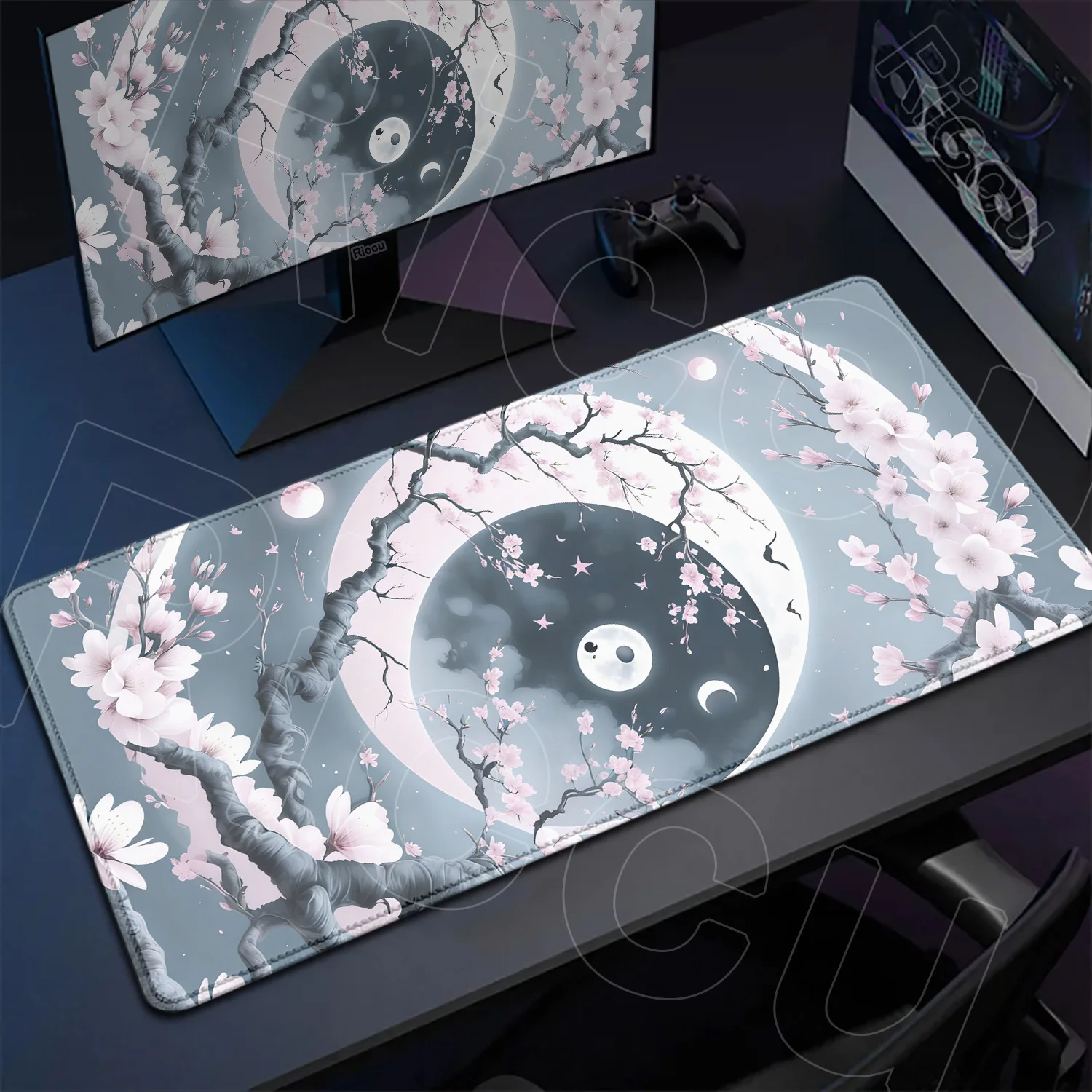 

XXL HD print Sakura Mouse Pad Gaming PC Accessories Cherry Blossoms Mousepad Gamer Cabinet Desk Mat Cabinet Keyboard Offices
