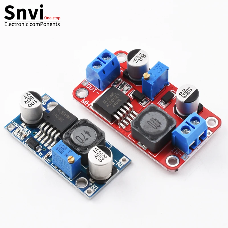 SNVI 1PCS 5A DC-DC Step Up Power Module Boost Volt Converter 3.3V-35V To 5V 6V 9V 12V 24V XL6019