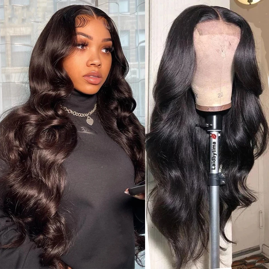 13x4 HD Lace Front Human Hair Wig Body Wave Lace Frontal Closure Wigs For Women Body Wave Lace Wig Human Hair Pre Plucked