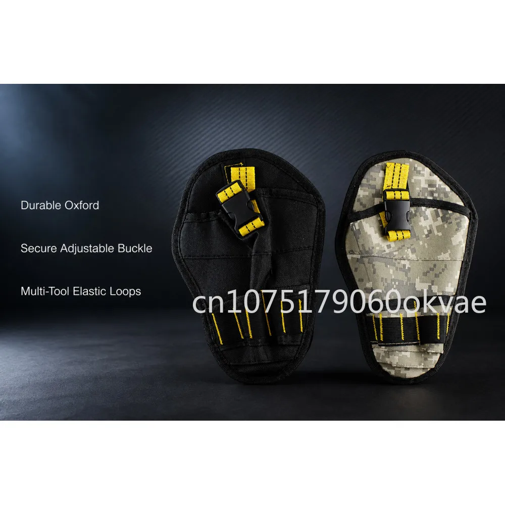 Adjustable Drill Waist Pouch Tool Bag for Impact Wrench Electric Drill Holster Storage Organizer with Belt for Construction