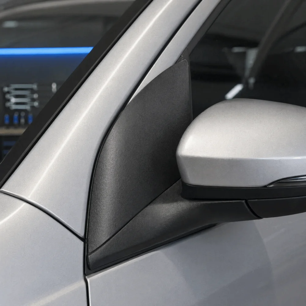 Black Wing Mirror Base Cover for Fiat Grande Punto 2005‑2012/ Fiat Punto EVO 2009‑2018/Fiat Punto 2008‑2012