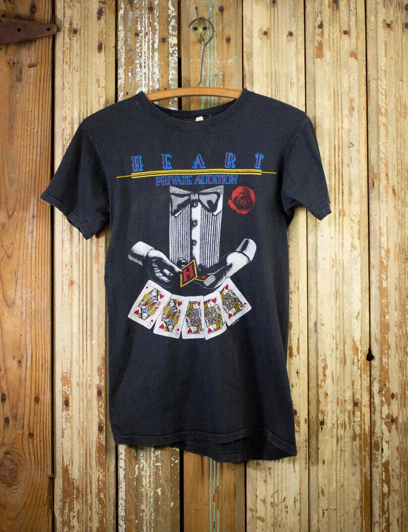 Heart Private Audition Tour Concert short sleeve black shirt men women NG3169