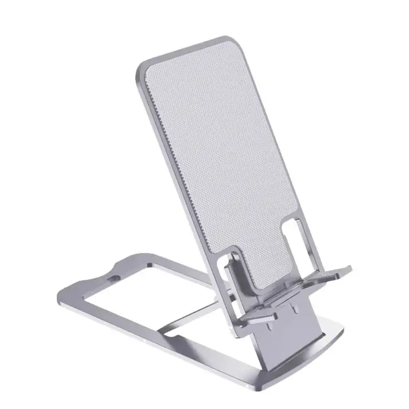 652f einstellbare Handy Cradle Desk Telefonhalter Aluminium Stand zum Ansehen von Video