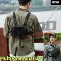 Fishing backpack lightweight outdoor bag for men and women sports multi-functional tool bag camping chest bag