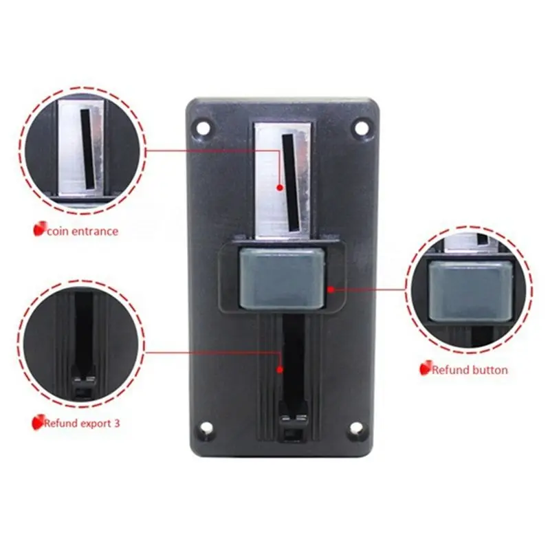 2 Pcs 626 Multi Coin Acceptors Validator Electronic Selector Mechanism for Vending Machine Arcade Operated Games