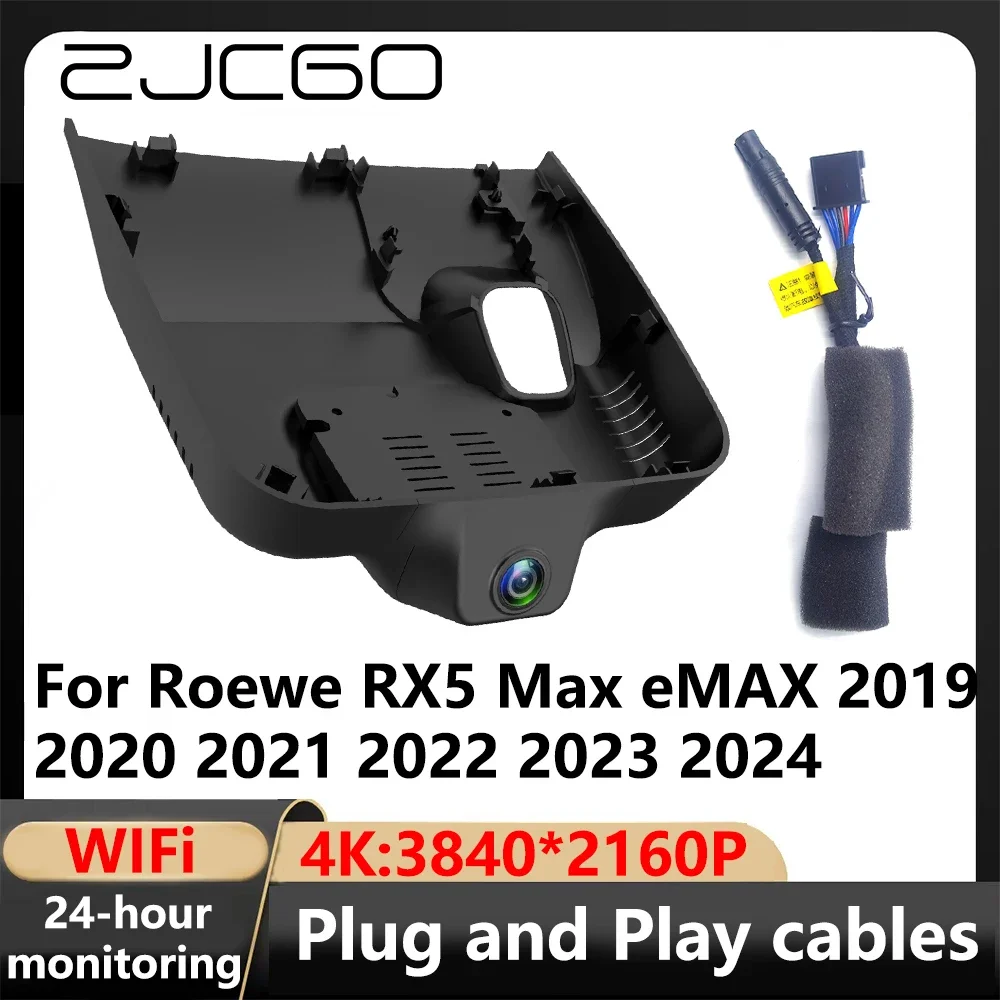 

ZJCGO 4K Wifi 3840*2160 DVR Dash Cam Camera Video Recorder for Roewe RX5 Max eMAX 2019 2020 2021 2022 2023 2024