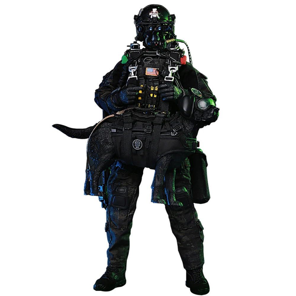 ViiKONDO M013 Minitimes 1/6 Figura de ação EUA Seal Team Capitão Marinha Estatueta de Força Especial 12 ''Juguete Soldado Modelo e Conjunto Completo de Cachorro