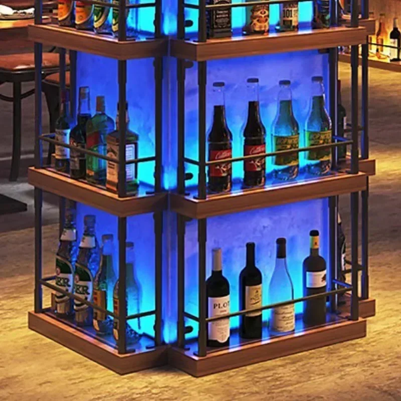 Floor Free Standing Wine Racks Whisky Holder Modern Liquor Store Wine Rack Luxury Living Room Botellero Vino Household Products