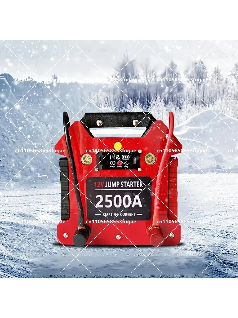 Car Emergency Jump Starter Battery Pack, High Power Portable Power Bank for Truck Rescue