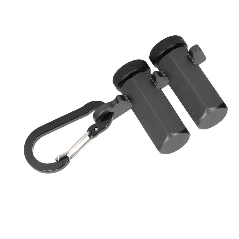 Aluminum Alloy Stair Gauges Non Slip Black Stair Gauge Knobs With Holder Carabiner Included Framing Square Attachments