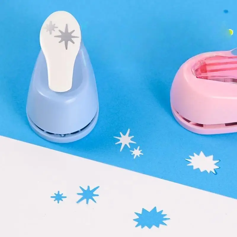 Labor-Saving Paper Embossing Machine Handmade Star Shape Punch Hole Puncher Punching Machine Effortless Paper Cutting Tools
