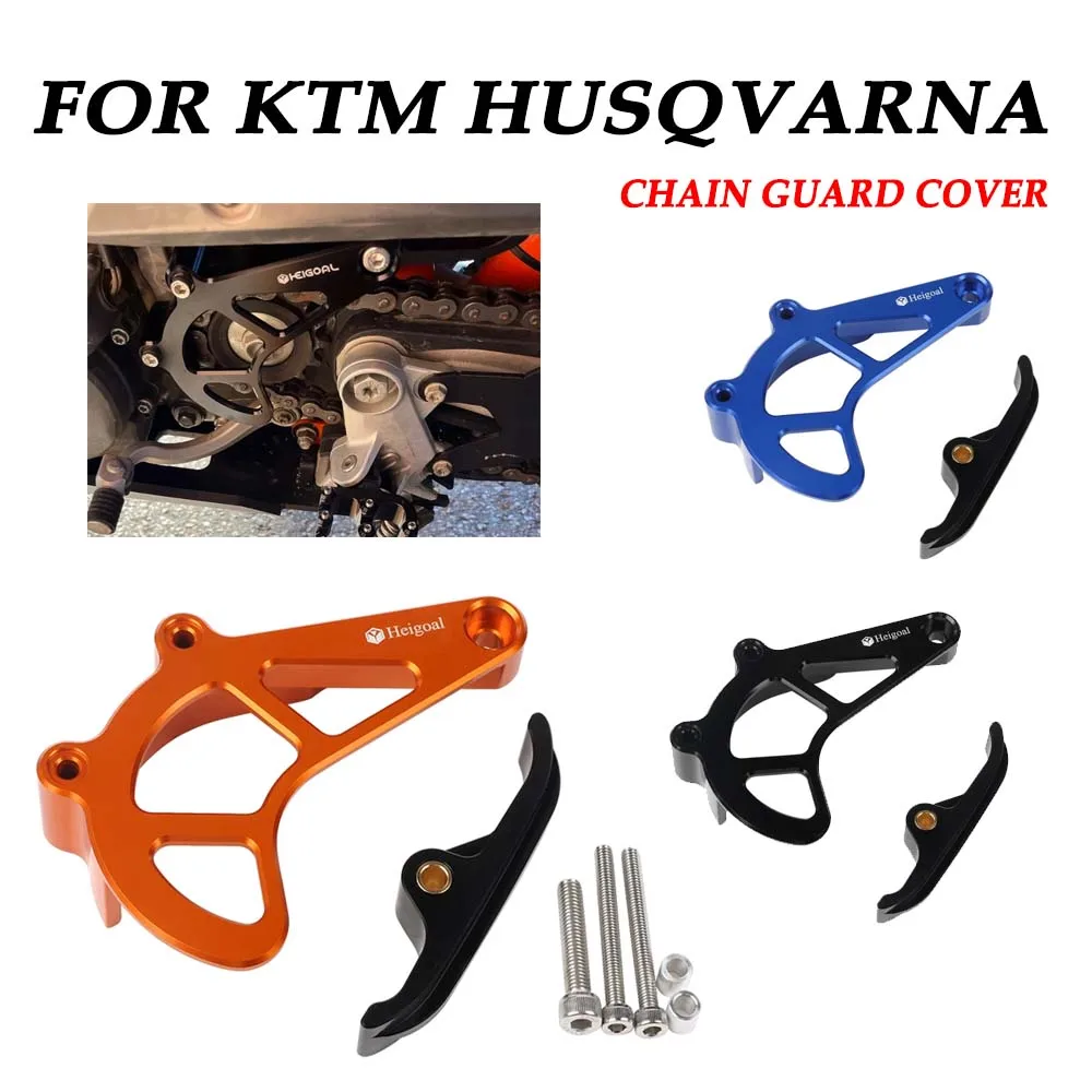 Chain Guard Cover For KTM 690 Enduro R & SMC R For Husqvarna 701 Enduro & SM Supermoto Front Sprocket Guard Case Saver Protector