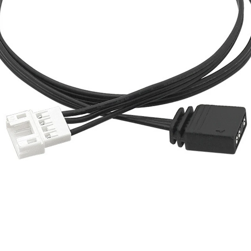 CS1W 4 Pin to 5V 3 Pin ARGB Conversion Cable ARGB Splitter Cable 5V 3Pin to 4 Pin ARGB Extension Cable for Computer Chassis