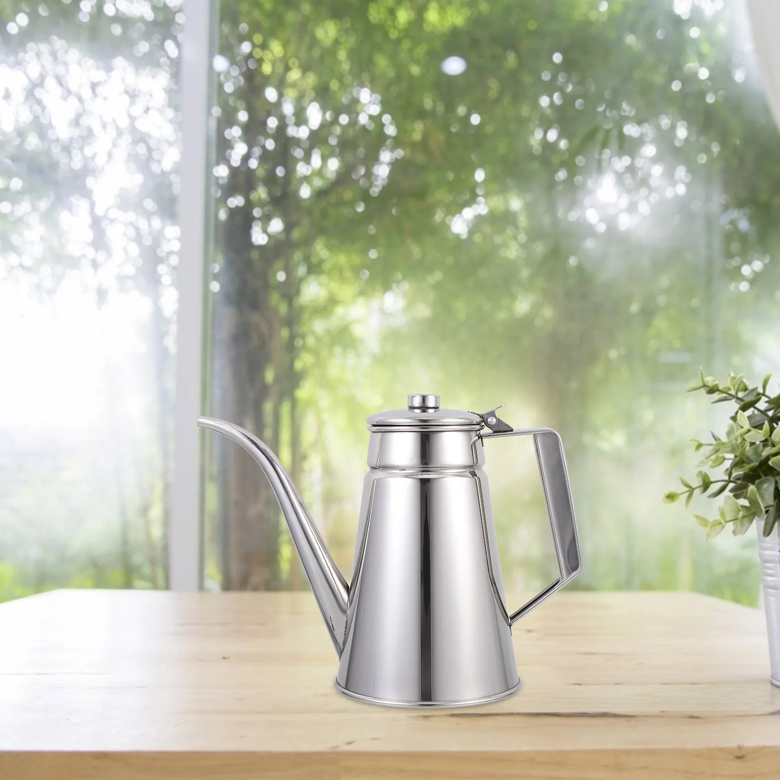 

Stainless Steel Oil Seasoning Storage Can Grease Pot Oil Container Soy Sauce Holder Kitchen Cooking for Containers Household