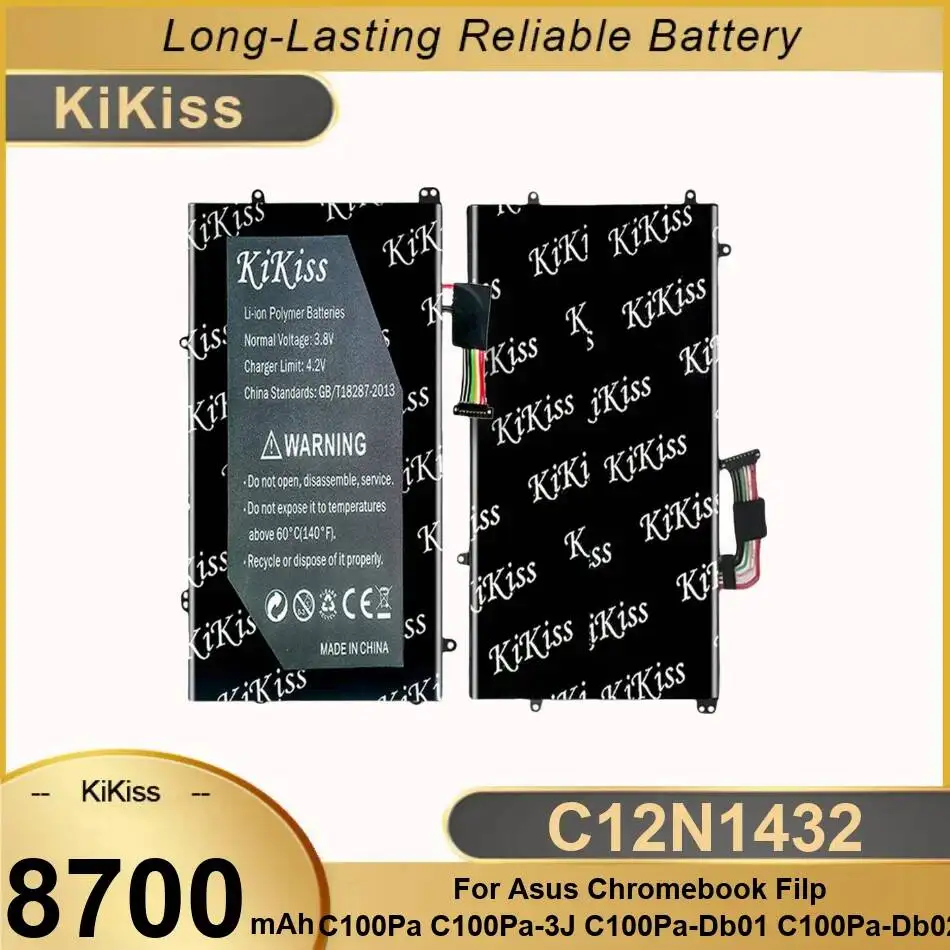

Аккумулятор для ноутбука Asus Chromebook Flip C100PA C100PA-3J C100PA-DB01 C100PA-DB02 с быстрой зарядкой, 8700 мАч, C12N1432