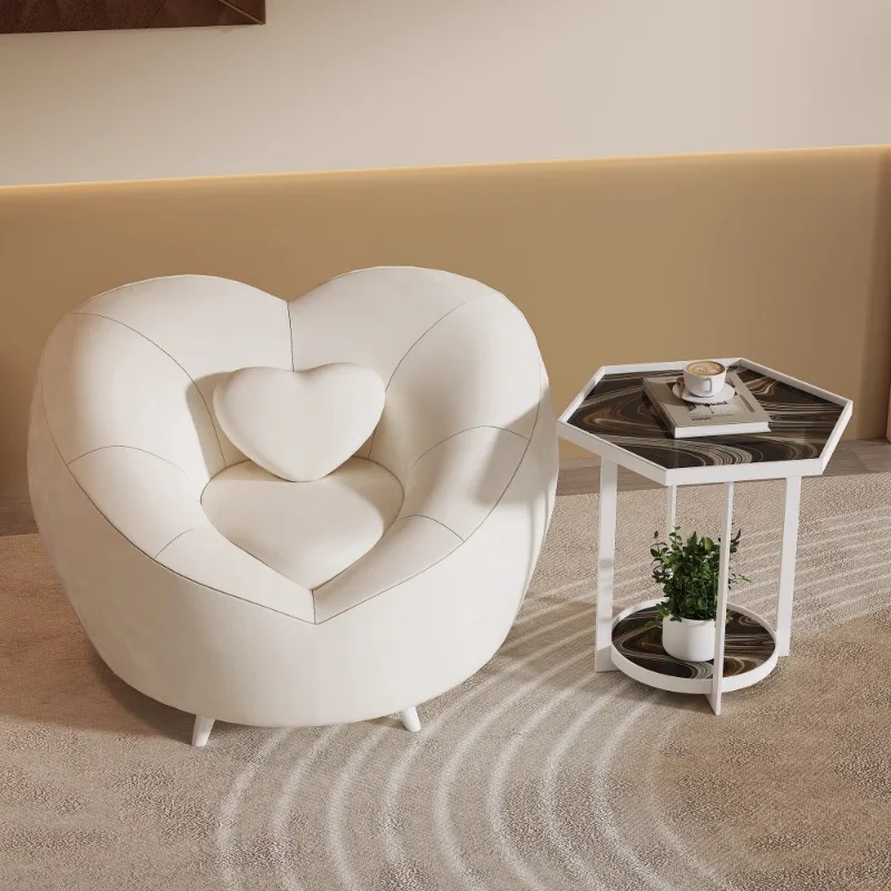 +--Cute White Living Room Chairs Accent Nordic Luxury English Aesthetic Professional Chairs Bar Stools Fauteuil Home Furniture