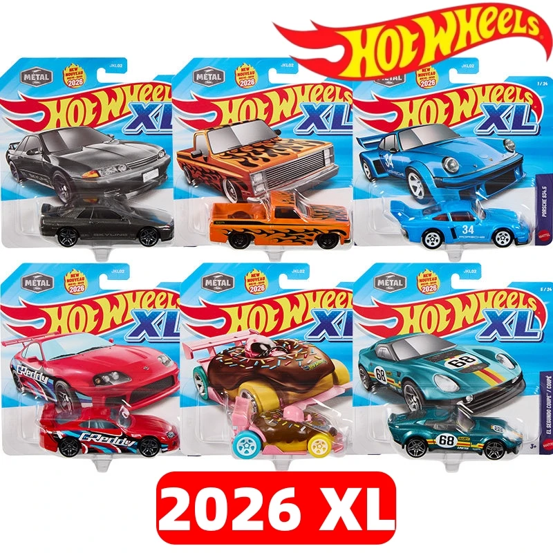 

Hot Wheels 2026 Xl Mix 1, El Segundo Donut Drifter 1:43, литой под давлением металлический автомобиль Porsche Toyota Chevy Nissan 934.5, коллекционные декоры, подарки